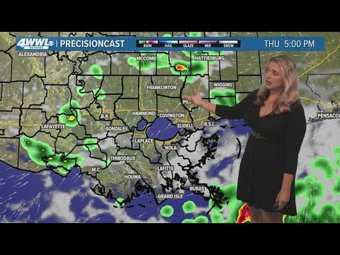 New Orleans Noon Weather: More heavy rain and showers Thursday