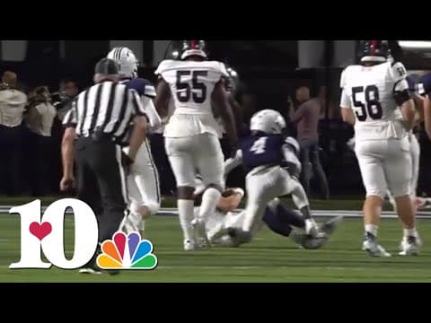 10Sports Blitz: Play of the Week and Hit of the Week for Week 8