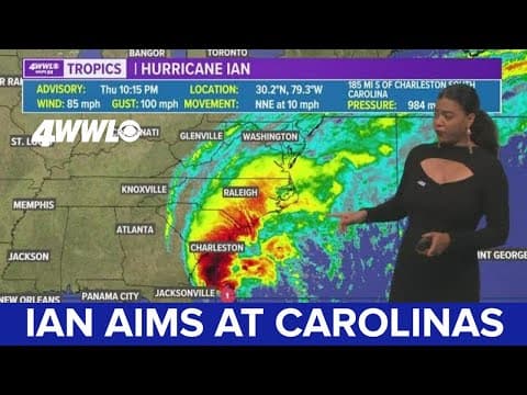 Thursday night tropical update: Hurricane Ian strengthens