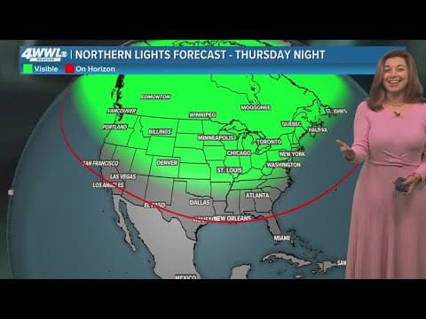 Thursday 5PM Weather Update: Northern Lights could cap stellar week with cold front on the way