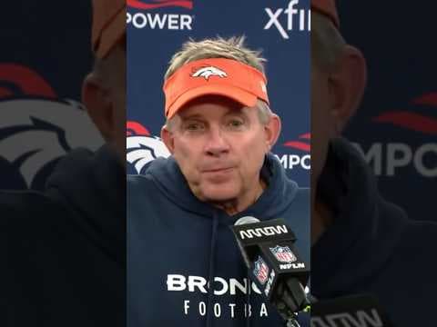 Sean Payton reacts after Denver Broncos’ loss to Houston Texans
