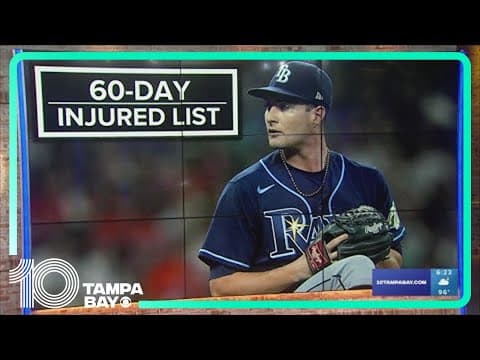 Rays ace Shane McClanahan out for the season due to left arm injury