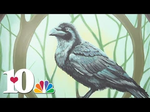 Murals on display at Maker Exchange in Knoxville