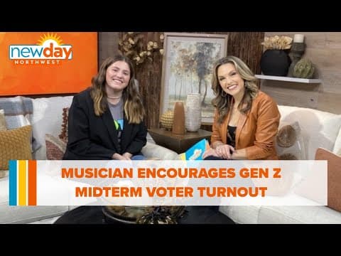 Musician Olivia Vedder encourages Gen Z midterm voter turnout - New Day NW