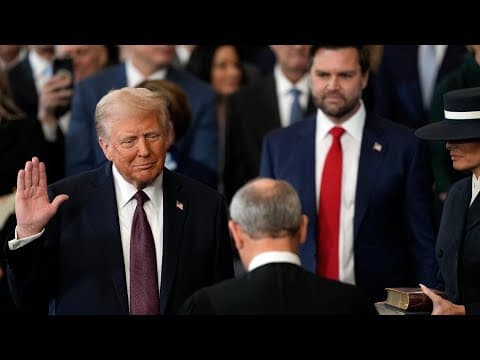 WATCH: Donald Trump sworn in as 47th president of the United States
