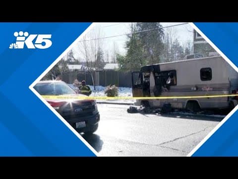 Fatal RV fire in Everett