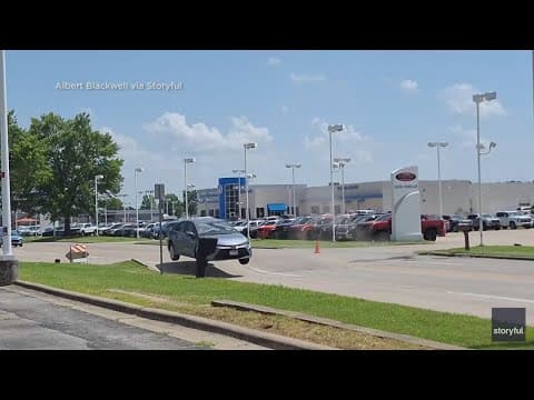 Road buckles due to heat in Missouri