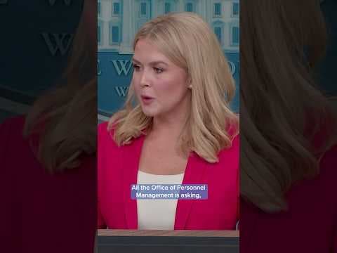 White House press secretary defends Elon Musk email request to federal workers