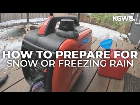 Tips to prepare for possible snow, freezing rain in Portland metro area