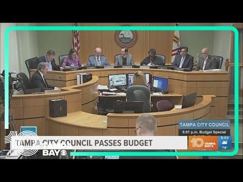Tampa budget passes, awaits mayor's signature