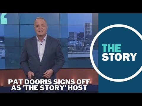 Pat Dooris signs off as host of 'The Story' for the last time