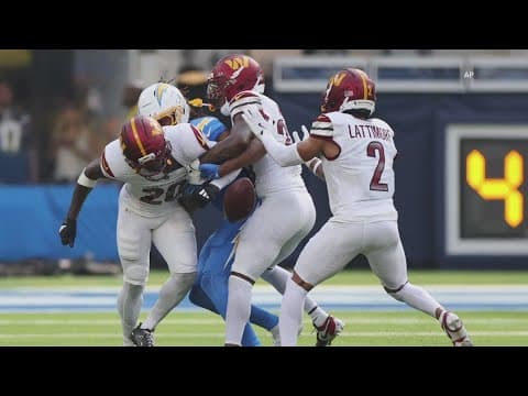 Commanders pick up first road win against Chargers