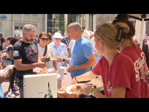 Attendees frustrated with inaugural Pizza Fest event on Monument Circle