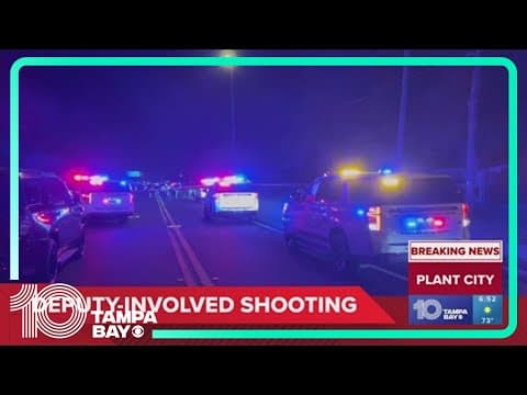 Hillsborough County Sheriff's Office investigating deputy-involved shooting in Plant City