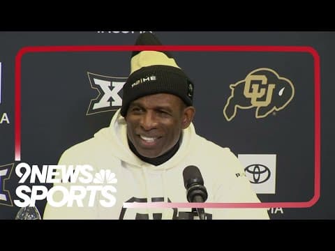 Full Press Conference: Deion Sanders speaks after CU win over Oklahoma State