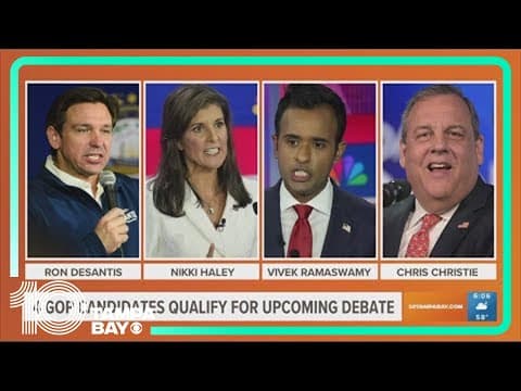 4 GOP candidates qualify for upcoming debate, Biden to hold news conference