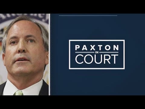 Suspended Texas AG Ken Paxton expected to appear as criminal defendant in a Houston courtroom