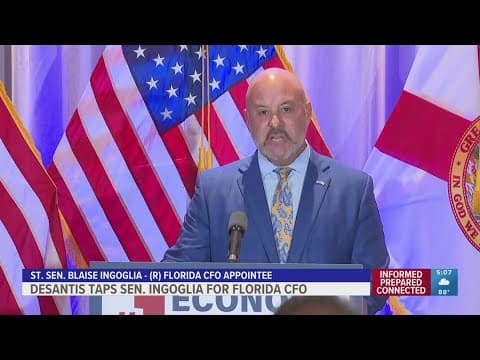 Sen. Blaise Ingoglia appointed as new Florida CFO by Gov. Ron DeSantis
