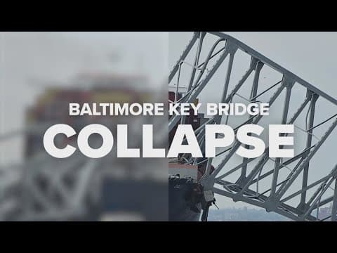Baltimore Bridge Collapse: explosions needed to move remains