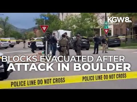 Police evacuate several blocks after attack with multiple victims in Boulder, Colorado