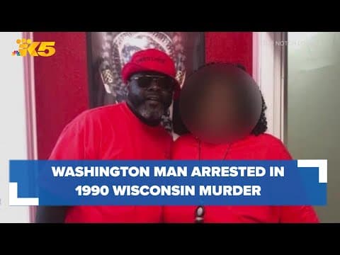 Lacey man arrested, accused of 1990 Wisconsin murder