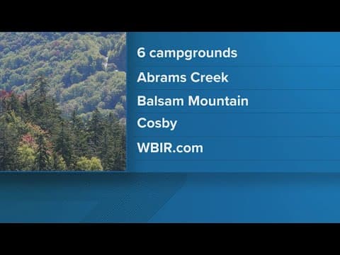 Some campgrounds in Great Smoky Mountains closed indefinitely