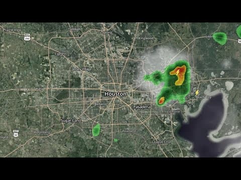 Live radar: Storms moving through Houston