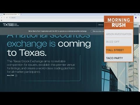 SEC approves Texas Stock Exchange, clearing a major hurdle