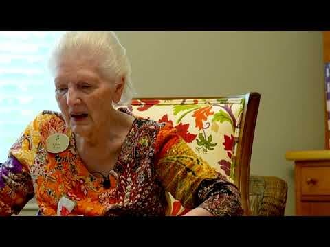Legally blind 80-year-old crochets for those in need