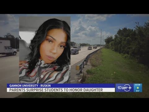 Parents who lost daughter in guardrail crash surprise her classmates by paying for their exams