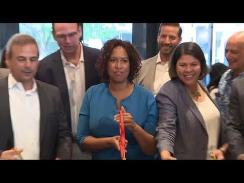 Elle apartments ribbon-cutting | Office-to-apartments conversion in downtown DC