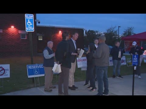 Virginia governor visits polling place as Election Day gets underway