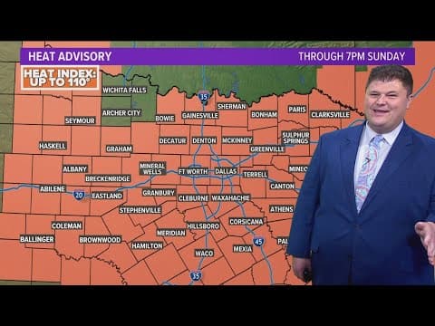 DFW Weather: Heat advisories continue in North Texas