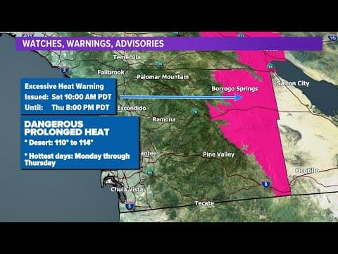 Scorching temps hit San Diego County during first weekend of summer