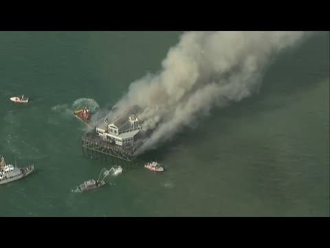 Oceanside Pier erupts in flames | 4:30 p.m. update