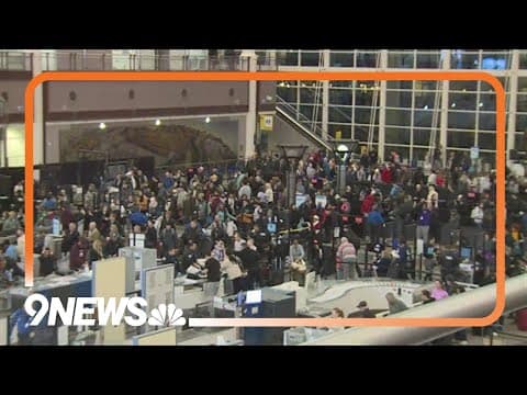DIA is busy on day after Christmas, some delays due to snow