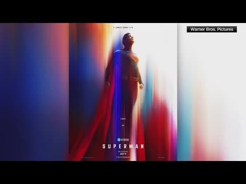 Warner Bros releases first look at the new Superman
