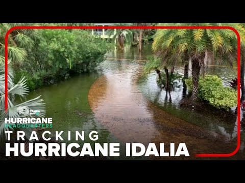 Areas in Tarpon Springs see heavy flooding following Hurricane Idalia