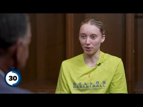 Paige Bueckers | Getting to know the Wings guard during one-minute drill