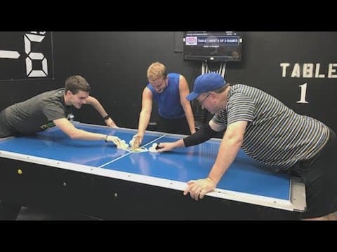 Father, 2 sons eager to compete in Air Hockey World Championship in Houston