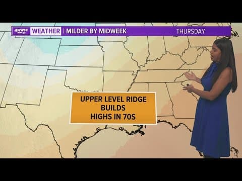Warming into the 70s by midweek