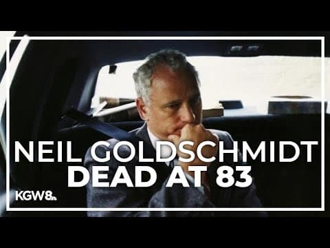 Disgraced former Oregon governor Neil Goldschmidt dies at 83