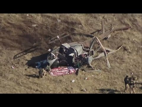 Helicopter crash at Round Portreo Road near U.S. Mexico border