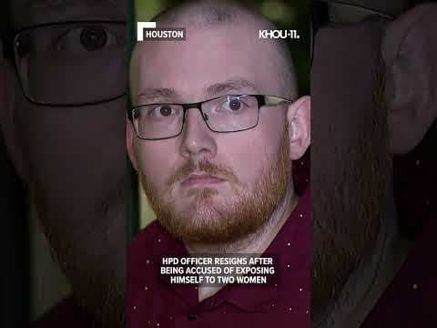 Listen as former HPD officer is heckled after being accused of exposing himself to 2 women #shorts