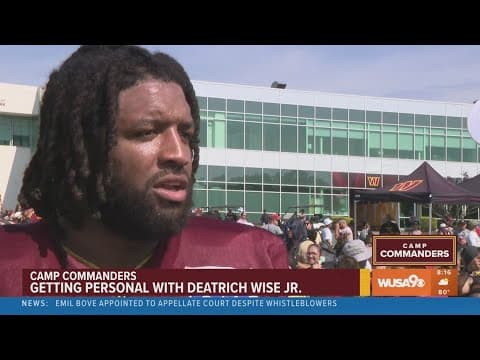 Getting personal with Commanders Deatrich Wise Jr