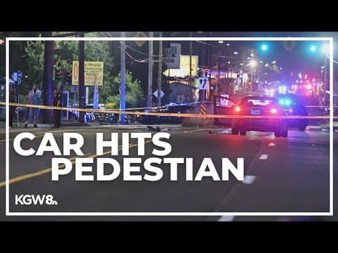 Pedestrian critically hurt in Southeast Portland crash
