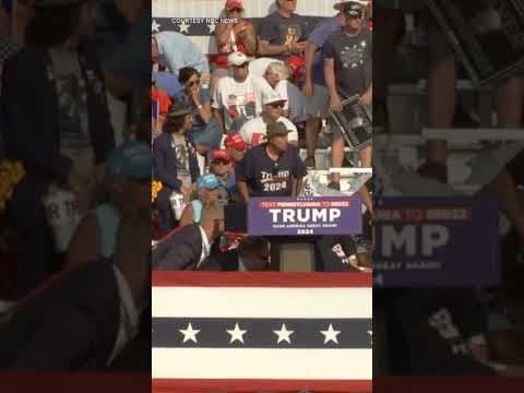 Former President Trump is "safe" after shots were fired at his Saturday rally in Pennsylvania.