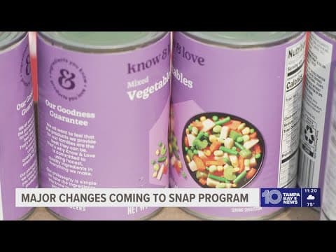 USDA announces major changes to SNAP benefits