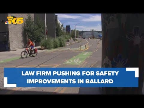 Law firm representing injured cyclists pushes for safety improvements in Ballard