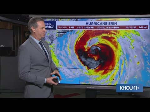 Tropical update: Hurricane Erin creates dangerous coast conditions